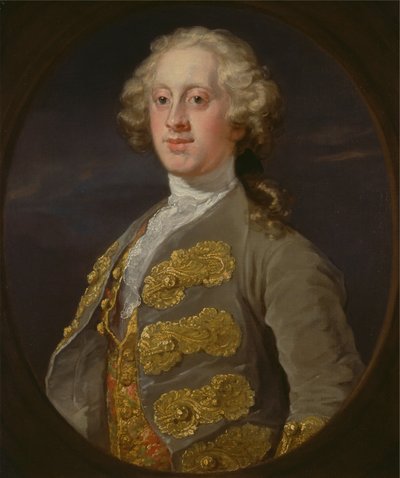 William Cavendish, Marquis von Hartington, später 4. Herzog von Devonshire von William Hogarth